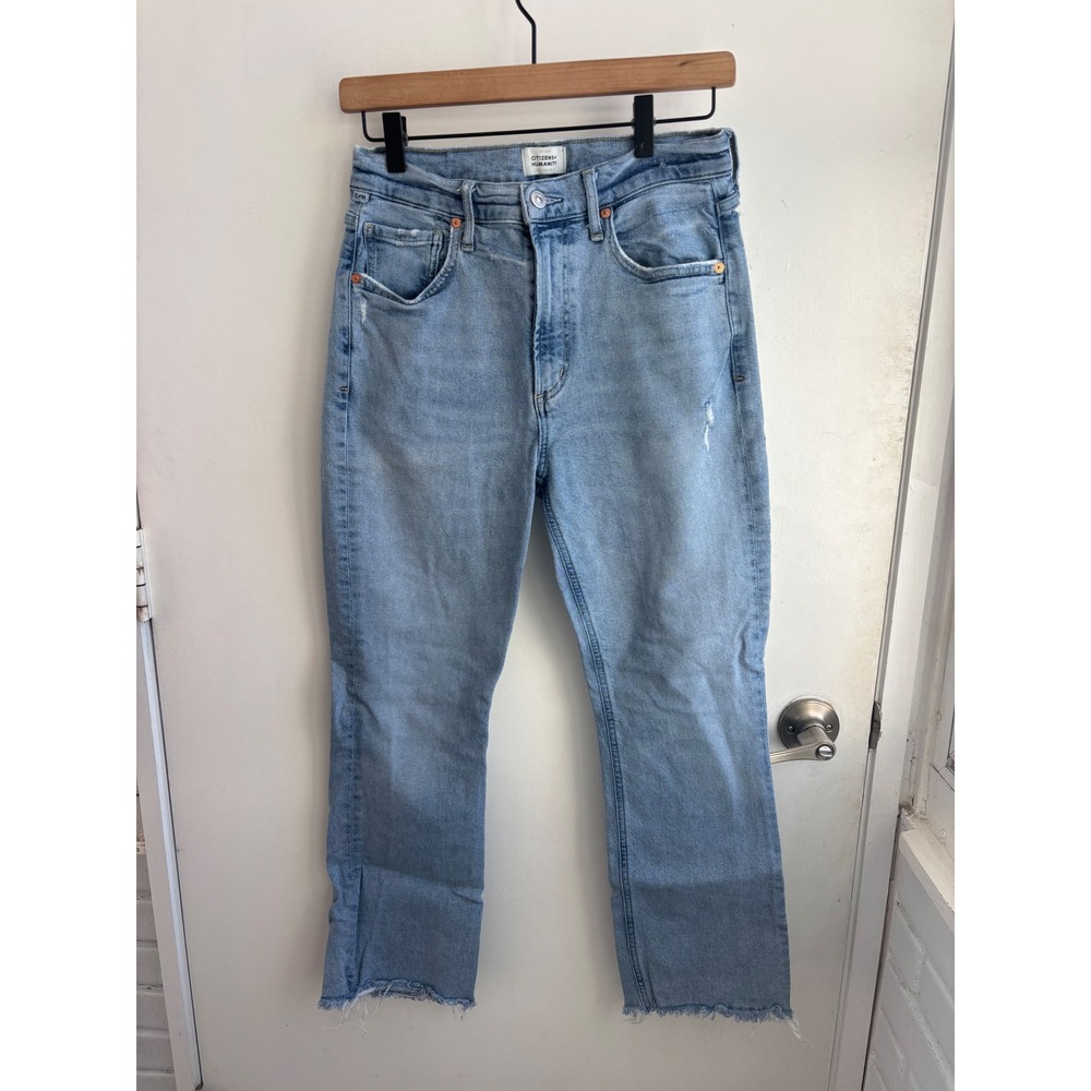 Citizens of Humanity Premium Vintage‎ Distressed Straight Leg Jeans size 27 boho
